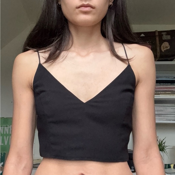 Aritzia Tops - Aritzia Wilfred Silk Crop Tank Top